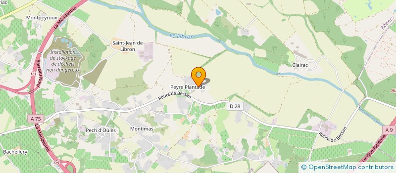 localisation de l'entreprise MONSIEUR BRAYAN HERLAUT à BEZIERS