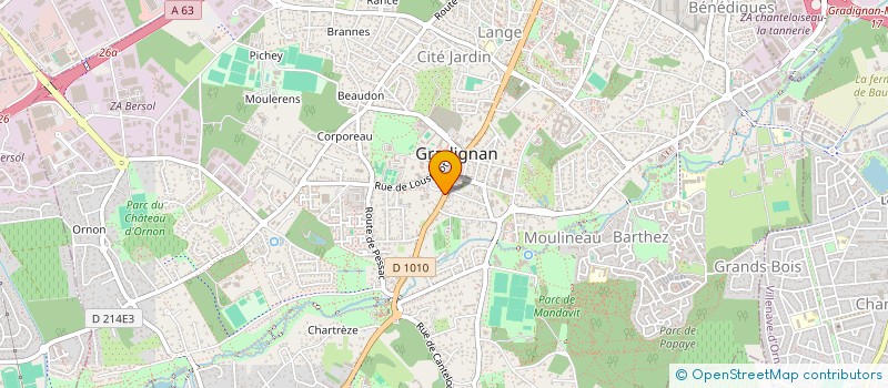 localisation de l'entreprise MONSIEUR BRAYAN HERNANDEZ à GRADIGNAN