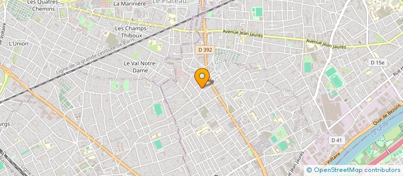 localisation de l'entreprise MONSIEUR BRAYAN MACHADO  BEZONS