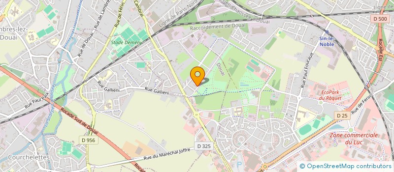 localisation de l'entreprise MONSIEUR BRAYAN MILLEVILLE  DOUAI