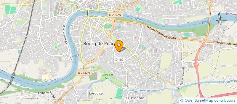 localisation de l'entreprise MONSIEUR BRAYAN MONVILLE  BOURG-DE-PEAGE