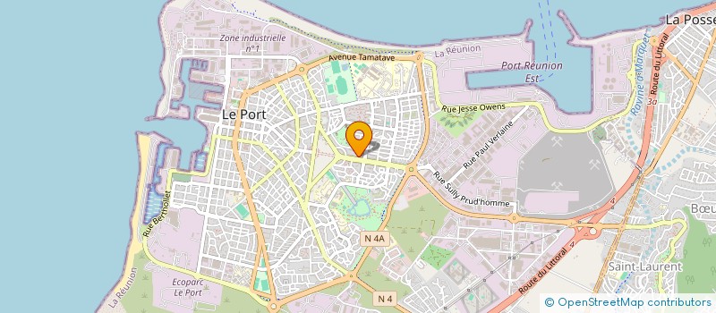 localisation de l'entreprise MONSIEUR BRAYAN NATIVOHA-NAIGOU à LE PORT