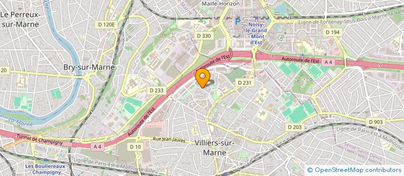 localisation de l'entreprise MONSIEUR BRAYAN NOISY LE GRAND  VILLIERS-SUR-MARNE