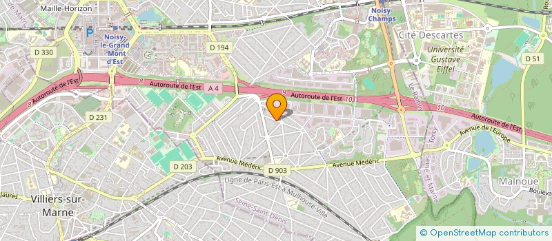 localisation de l'entreprise MONSIEUR BRAYAN PAQUIM à NOISY-LE-GRAND
