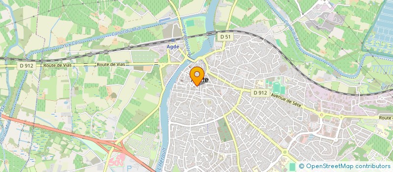 localisation de l'entreprise MONSIEUR BRAYAN PATRAC à AGDE