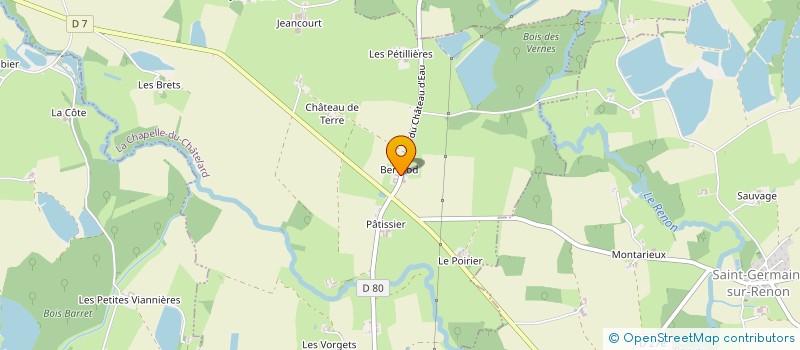 localisation de l'entreprise MONSIEUR BRAYAN PIDANCIER  LA CHAPELLE DU CHATELARD