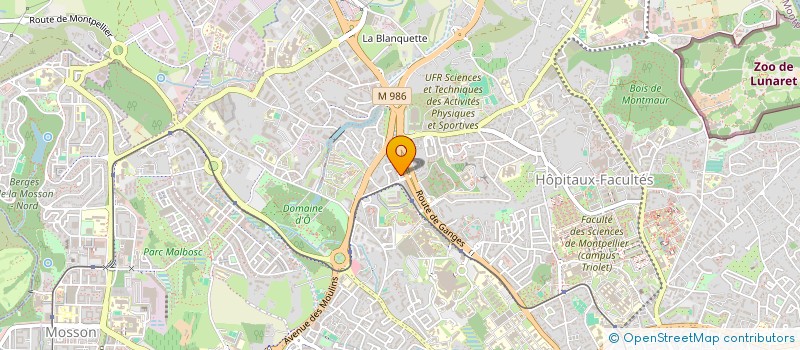 localisation de l'entreprise MONSIEUR BRAYAN PITARD à MONTPELLIER