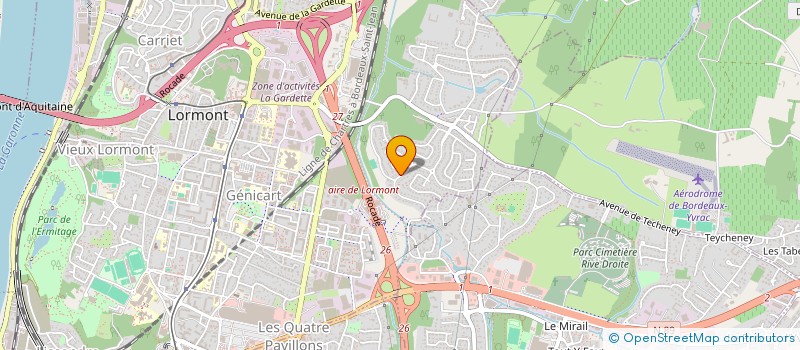 localisation de l'entreprise MONSIEUR BRAYAN TCHASSIM  SAINT-LAURENT-MEDOC