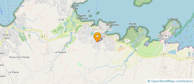 localisation de l'entreprise MONSIEUR BRAYAN WALINATI  LES TROIS-ILETS