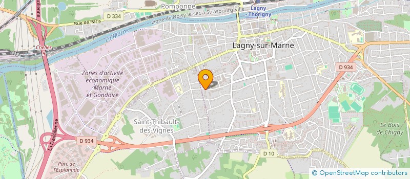 localisation de l'entreprise MONSIEUR BRAYAN YONKE  LAGNY-SUR-MARNE