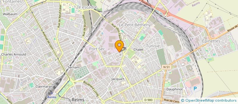 localisation de l'entreprise MONSIEUR BRAYANE DELACRE à SOISSONS