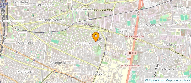 localisation de l'entreprise MONSIEUR BRAYANE YAKANDA HAGOSSA  LYON