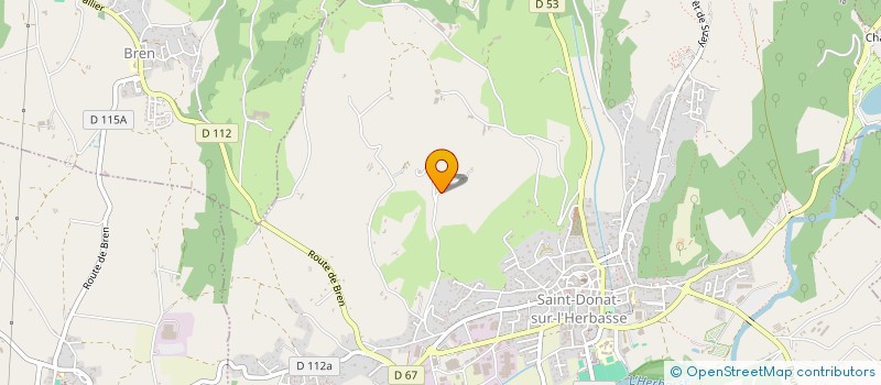 localisation de l'entreprise MONSIEUR BRAYTON COIGNOUX  SAINT-DONAT-SUR-L'HERBASSE