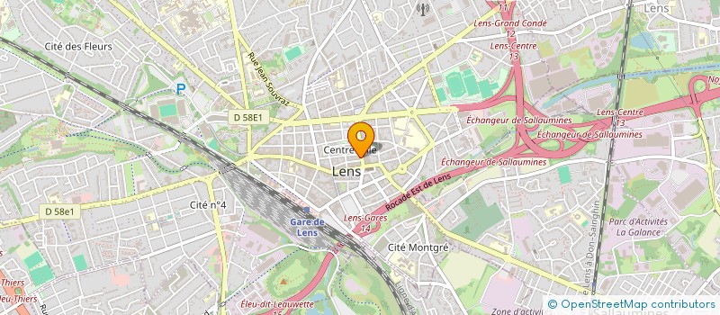 localisation de l'entreprise MONSIEUR BRAYTON HELFRIED  LENS