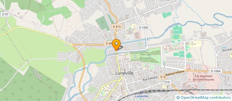 localisation de l'entreprise MONSIEUR BRAYTON LECOMTE  LUNEVILLE