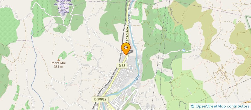 localisation de l'entreprise MONSIEUR BRECHENMACHER BENJAMIN  BEDARIEUX