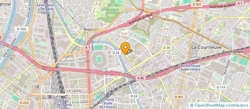 localisation de l'entreprise MONSIEUR BREHIMA TABOURE  SAINT-DENIS