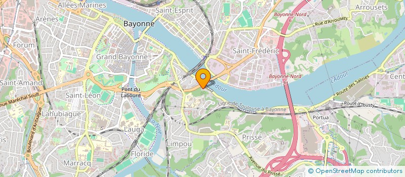 localisation de l'entreprise MONSIEUR BREINER MONTENEGRO BELTRAN à BAYONNE