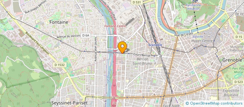 localisation de l'entreprise MONSIEUR BREMA TRAORE à GRENOBLE