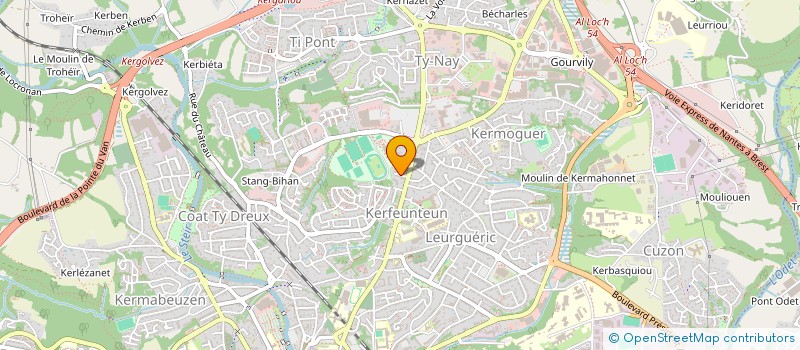 localisation de l'entreprise MONSIEUR BRENDAN ARHAN  QUIMPER