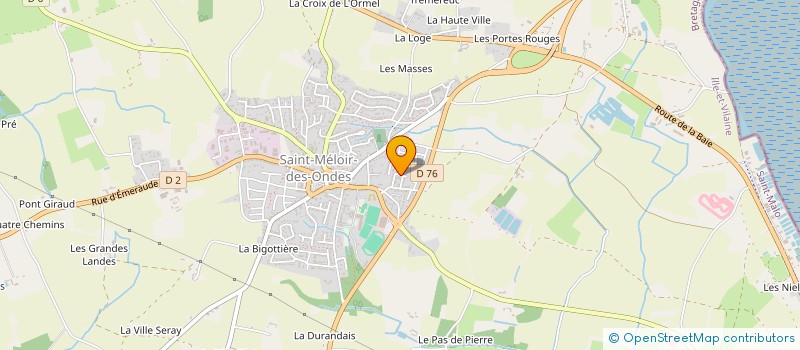 localisation de l'entreprise MONSIEUR BRENDAN BESNARD  SAINT-MELOIR-DES-ONDES