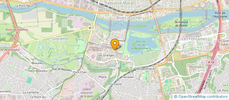 localisation de l'entreprise MONSIEUR BRENDAN BEUVELET  TOURS