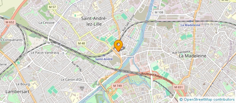 localisation de l'entreprise MONSIEUR BRENDAN BOUATROUS à SAINT-ANDRE-LEZ-LILLE
