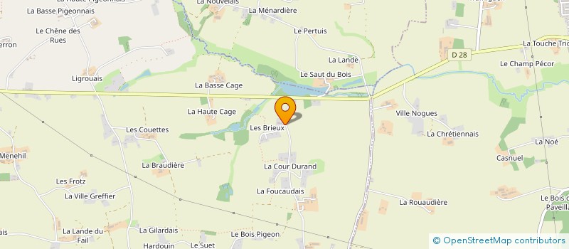 localisation de l'entreprise MONSIEUR BRENDAN-BUDOK DURAND--LE LUDEC  ROMILLE