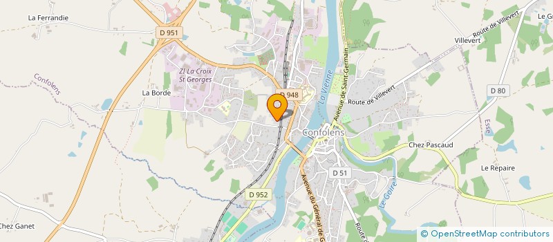 localisation de l'entreprise MONSIEUR BRENDAN CONNOLLY  CONFOLENS