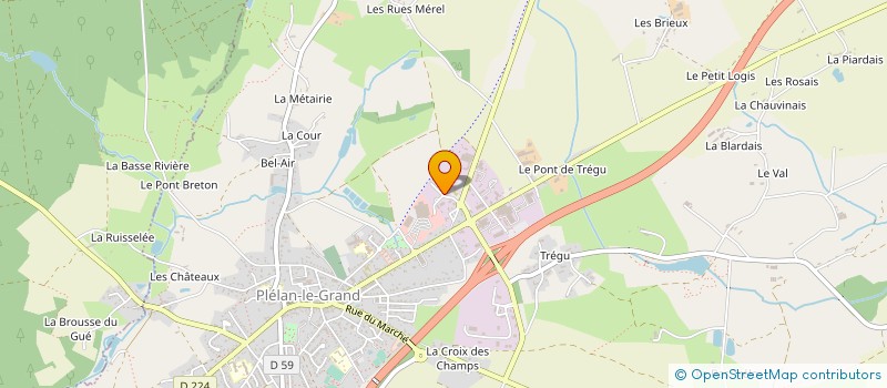 localisation de l'entreprise MONSIEUR BRENDAN CORNEC  PLELAN-LE-GRAND