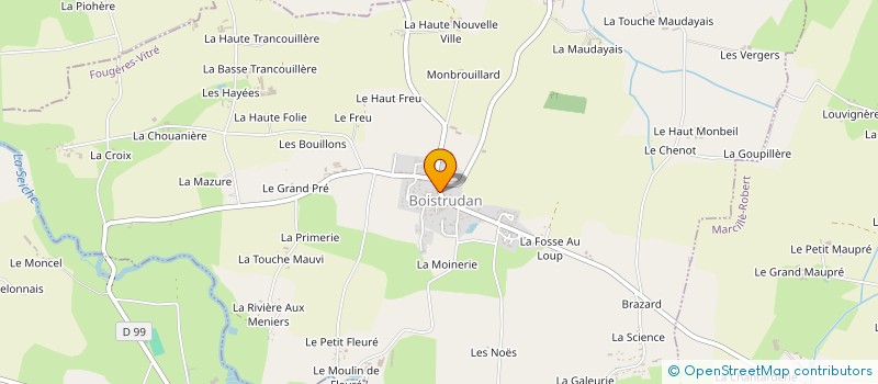 localisation de l'entreprise MONSIEUR BRENDAN DEME  BOISTRUDAN