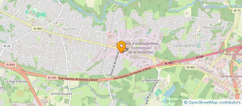 localisation de l'entreprise MONSIEUR BRENDAN EVEN  SAUTRON