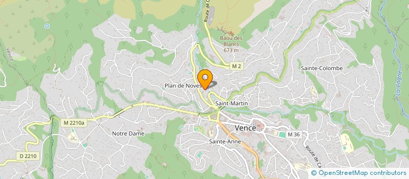 localisation de l'entreprise MONSIEUR BRENDAN GAFFNEY à VENCE