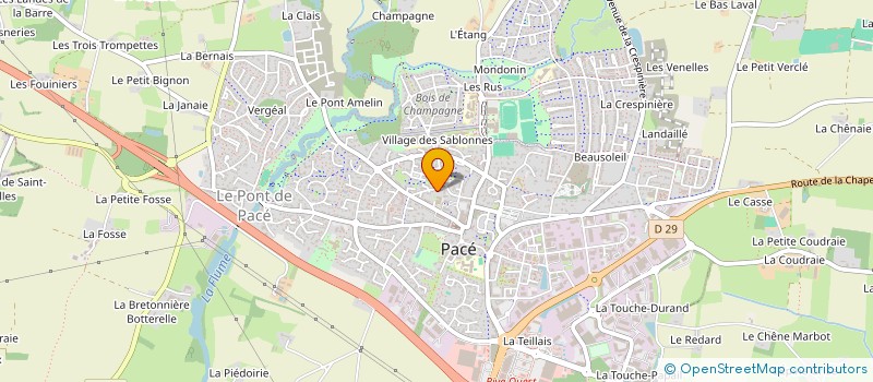 localisation de l'entreprise MONSIEUR BRENDAN GIANONCELLI  PACE