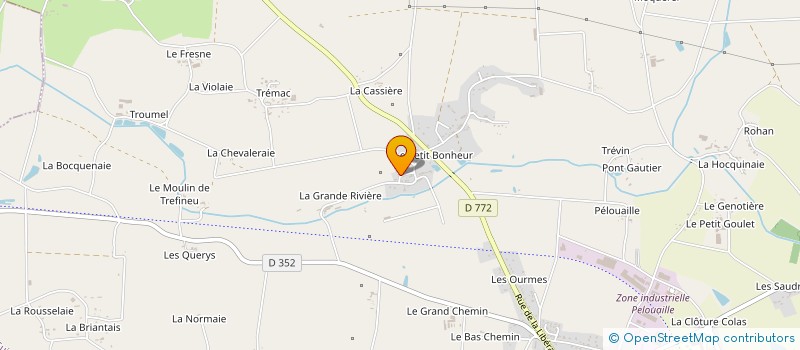 localisation de l'entreprise MONSIEUR BRENDAN GOUEZ  GUIPRY-MESSAC