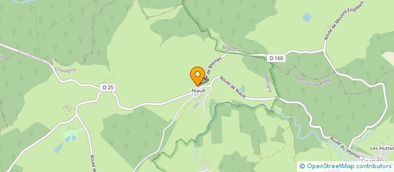 localisation de l'entreprise MONSIEUR BRENDAN LE MOULEC  CHOUGNY