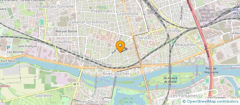 localisation de l'entreprise MONSIEUR BRENDAN RICHER  TOURS