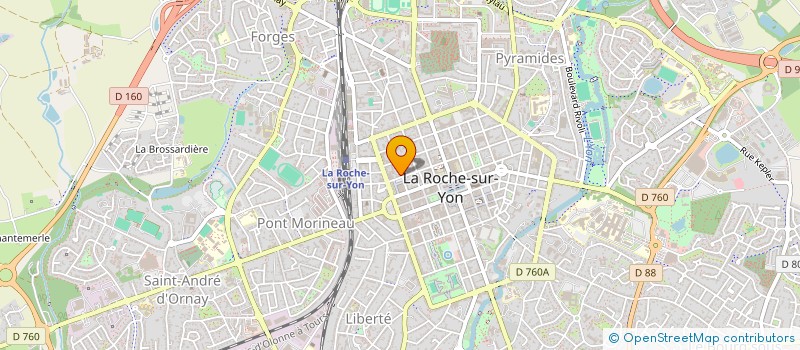 localisation de l'entreprise MONSIEUR BRENDAN ROFFET à LA ROCHE-SUR-YON