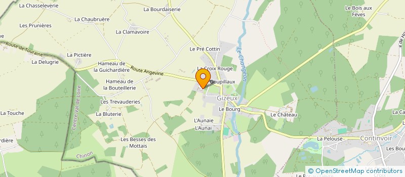 localisation de l'entreprise MONSIEUR BRENDON BOULME  GIZEUX