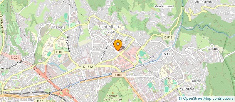 localisation de l'entreprise MONSIEUR BRENDON PANS  SAINT-ALBAN-LEYSSE