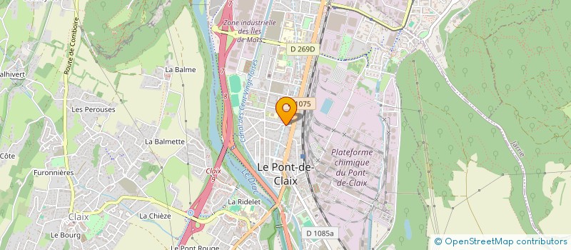 localisation de l'entreprise MONSIEUR BRENDON RUSHITOVSKI  LE PONT-DE-CLAIX