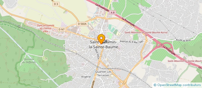 localisation de l'entreprise MONSIEUR BRENNY GHALEM CHERIF à SAINT-MAXIMIN-LA-SAINTE-BAUME