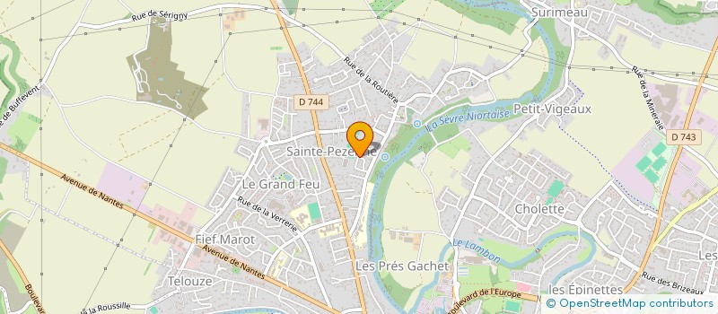 localisation de l'entreprise MONSIEUR BRENTHON TESSIER  NIORT