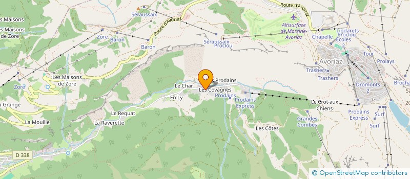 localisation de l'entreprise MONSIEUR BREWEN BULTEAU  MORZINE