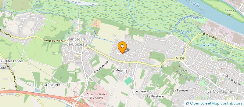 localisation de l'entreprise MONSIEUR BREWEN GUET  SAINT-JEAN-DE-BOISEAU