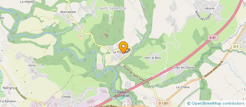 localisation de l'entreprise MONSIEUR BRIAC BERTHOUD  SAINT-SYLVESTRE