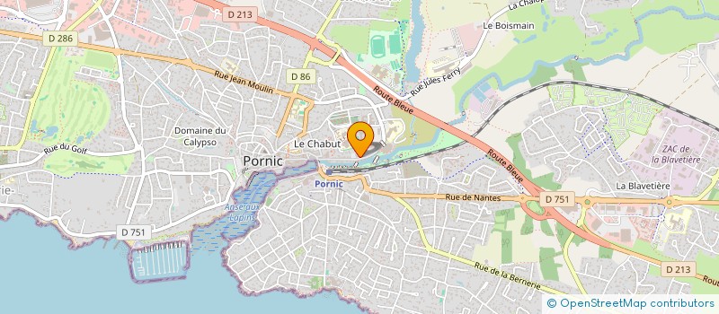 localisation de l'entreprise MONSIEUR BRIAC GICQUEL  PORNIC