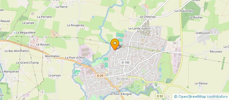 localisation de l'entreprise MONSIEUR BRIAC HERVE  BIGANOS