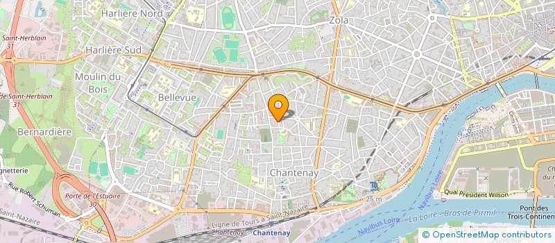 localisation de l'entreprise MONSIEUR BRIAC LECLAIR à NANTES