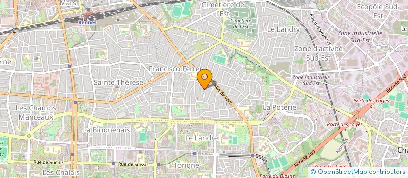 localisation de l'entreprise MONSIEUR BRIAG POULOUIN  RENNES